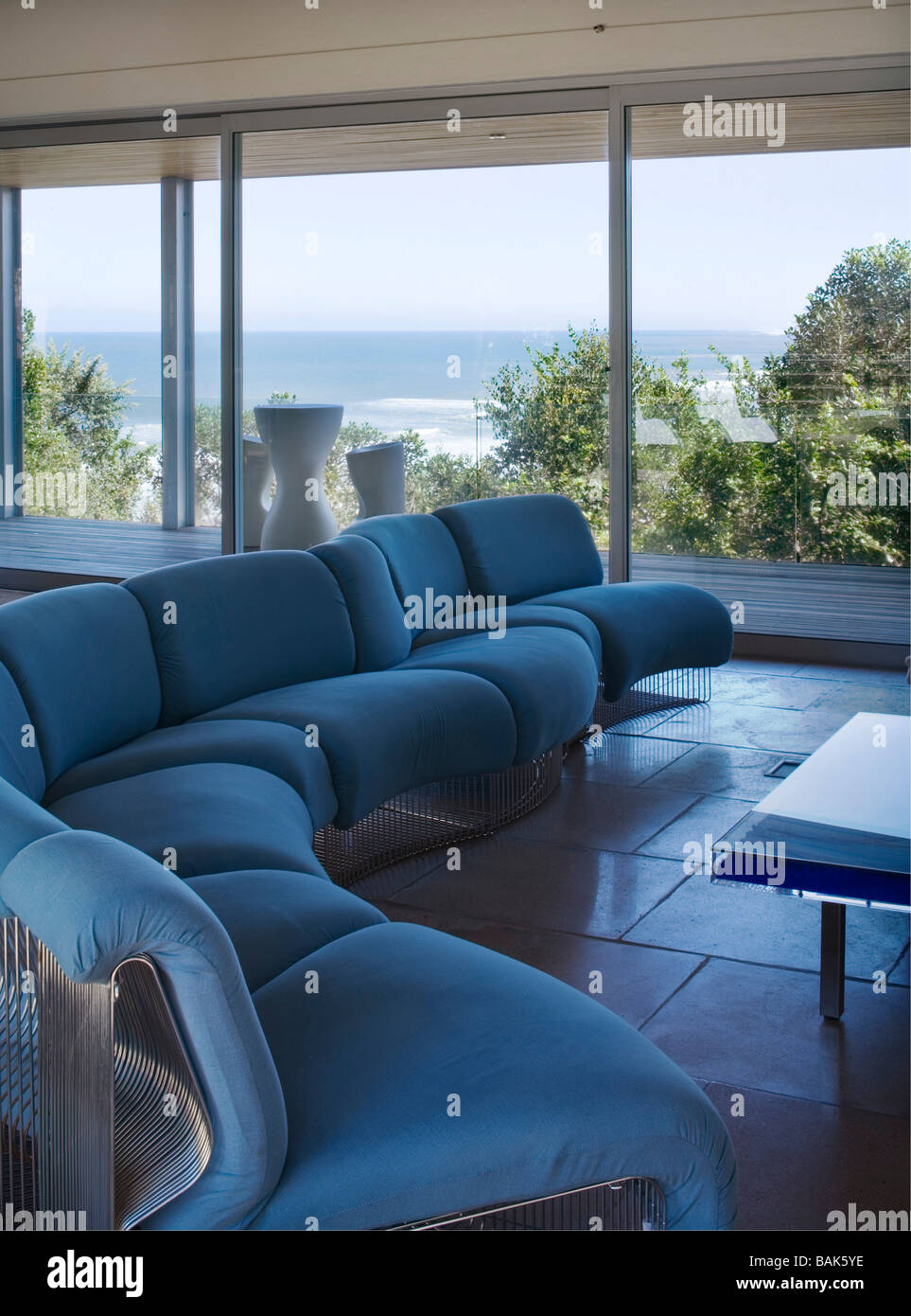igoda house verner panton sofa in lounge Stock Photo - Alamy