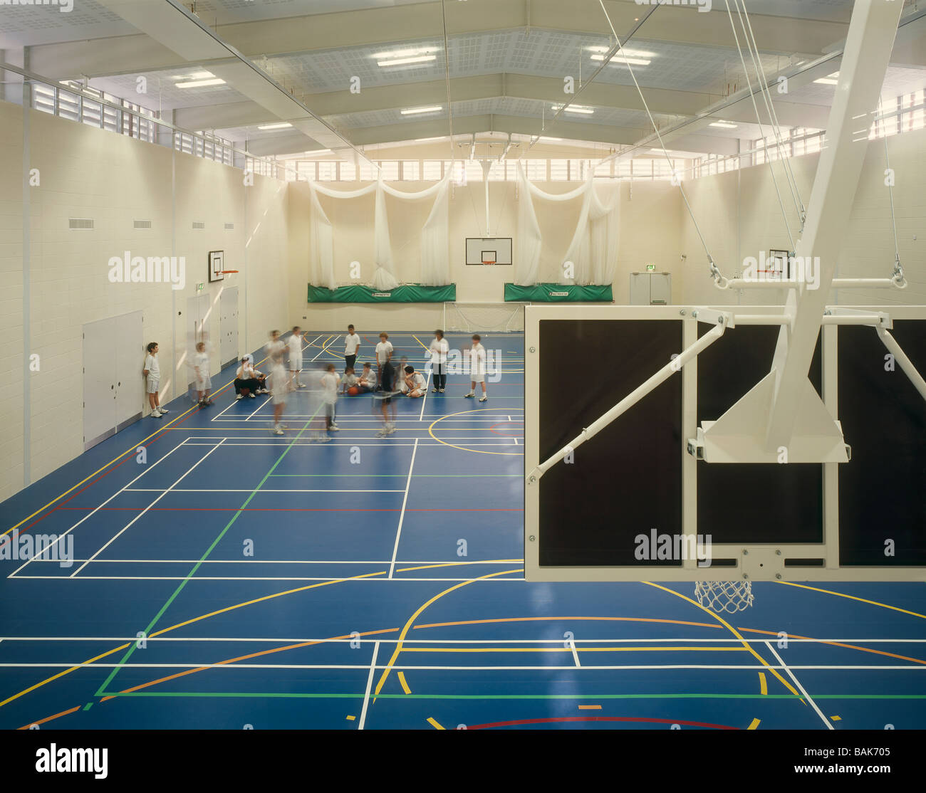 university college school sports centre and pool Stock Photo