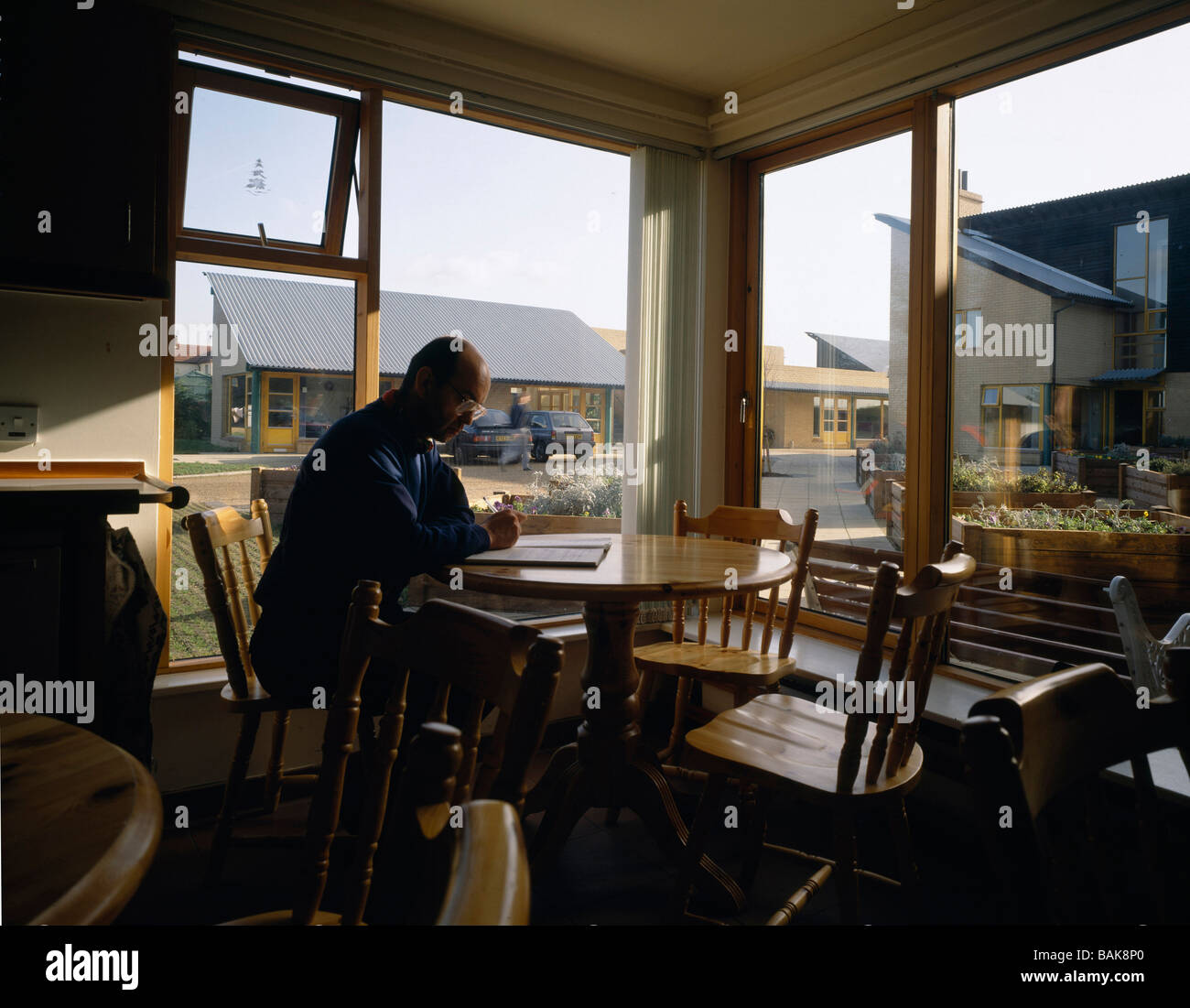 woodacre farm (home for mentally disabled) dining area Stock Photo Alamy