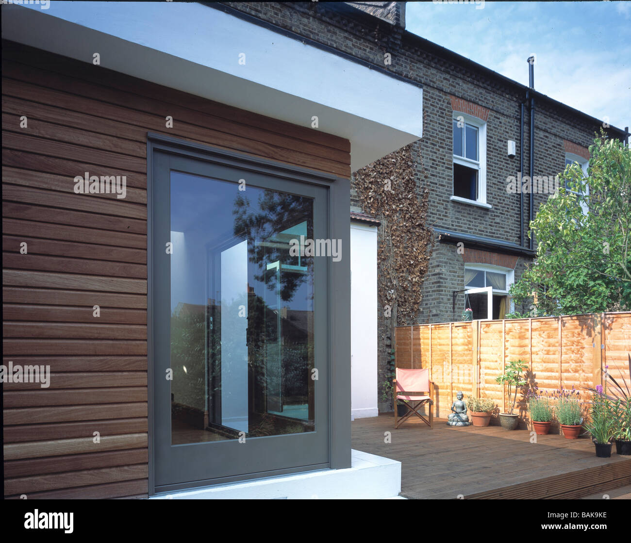 External View Rear Extensions rear extension overall rear view Stock Photo - Alamy