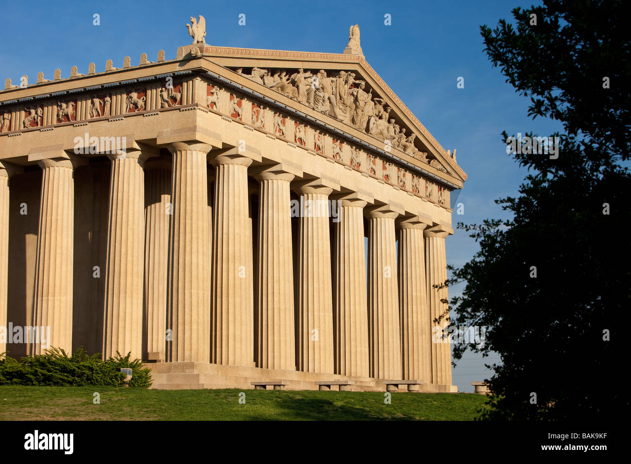 The Parthenon Replica at Centennial Park, Nashville, Tennessee, USA Stock Photo