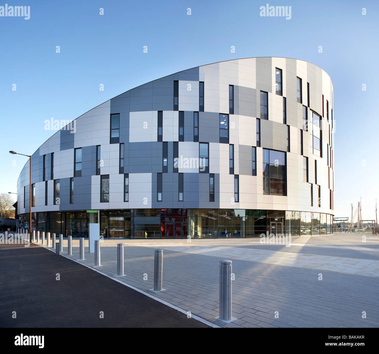 University Campus Suffolk, Ipswich, United Kingdom, Rmjm, University campus suffolk. Stock Photo