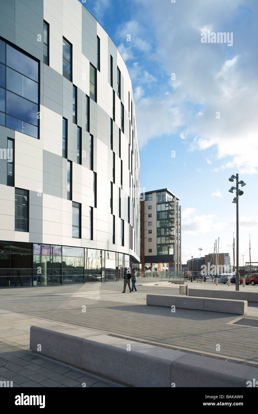 University Campus Suffolk, Ipswich, United Kingdom, Rmjm, University campus suffolk. Stock Photo