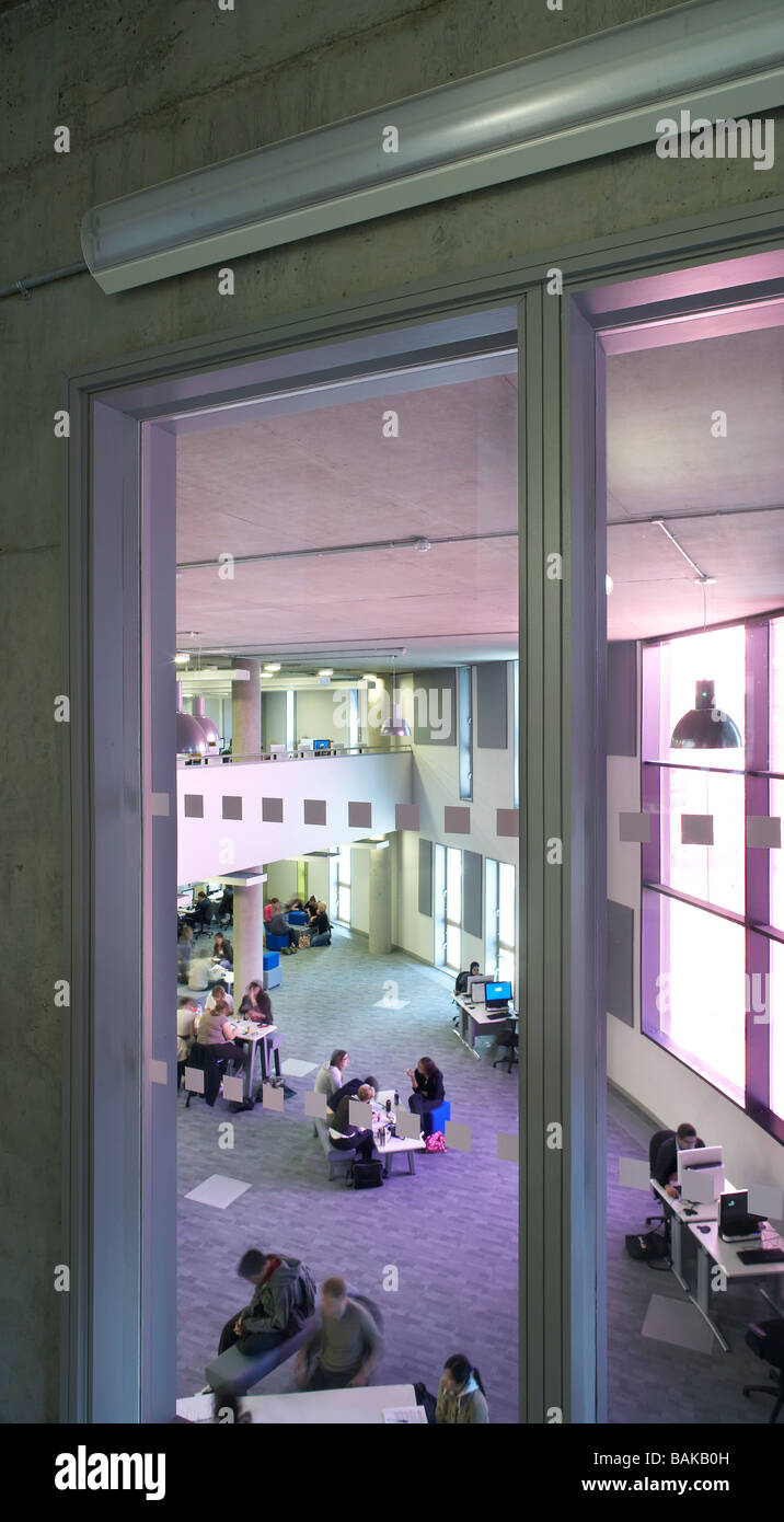 University Campus Suffolk, Ipswich, United Kingdom, Rmjm, University campus suffolk. Stock Photo