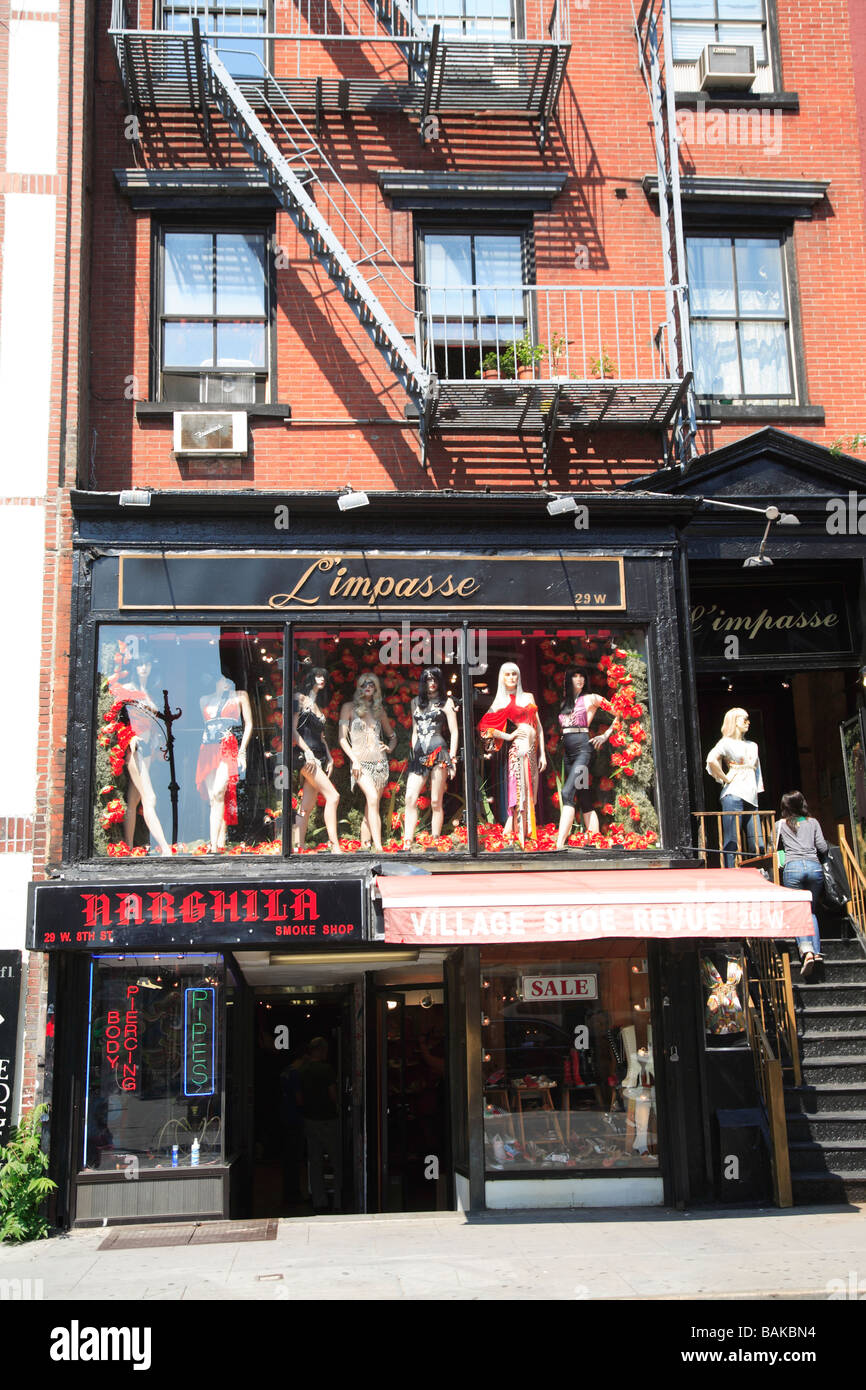 Greenwich Village Shops Shop High Resolution Stock Photography and