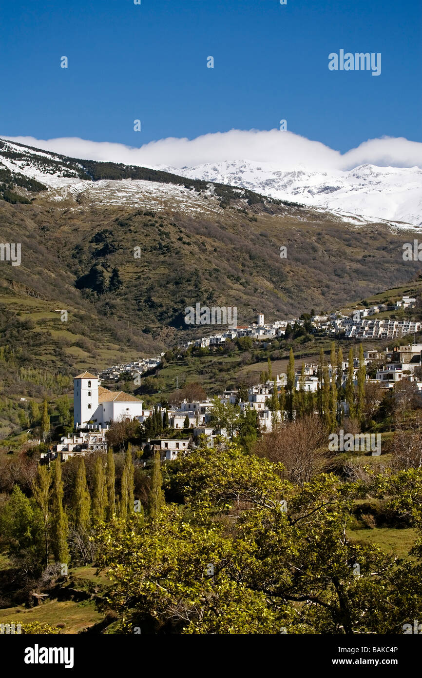 Bubión Capileira and Sierra Nevada Las Alpujarras Granada Andalusia Spain Stock Photo