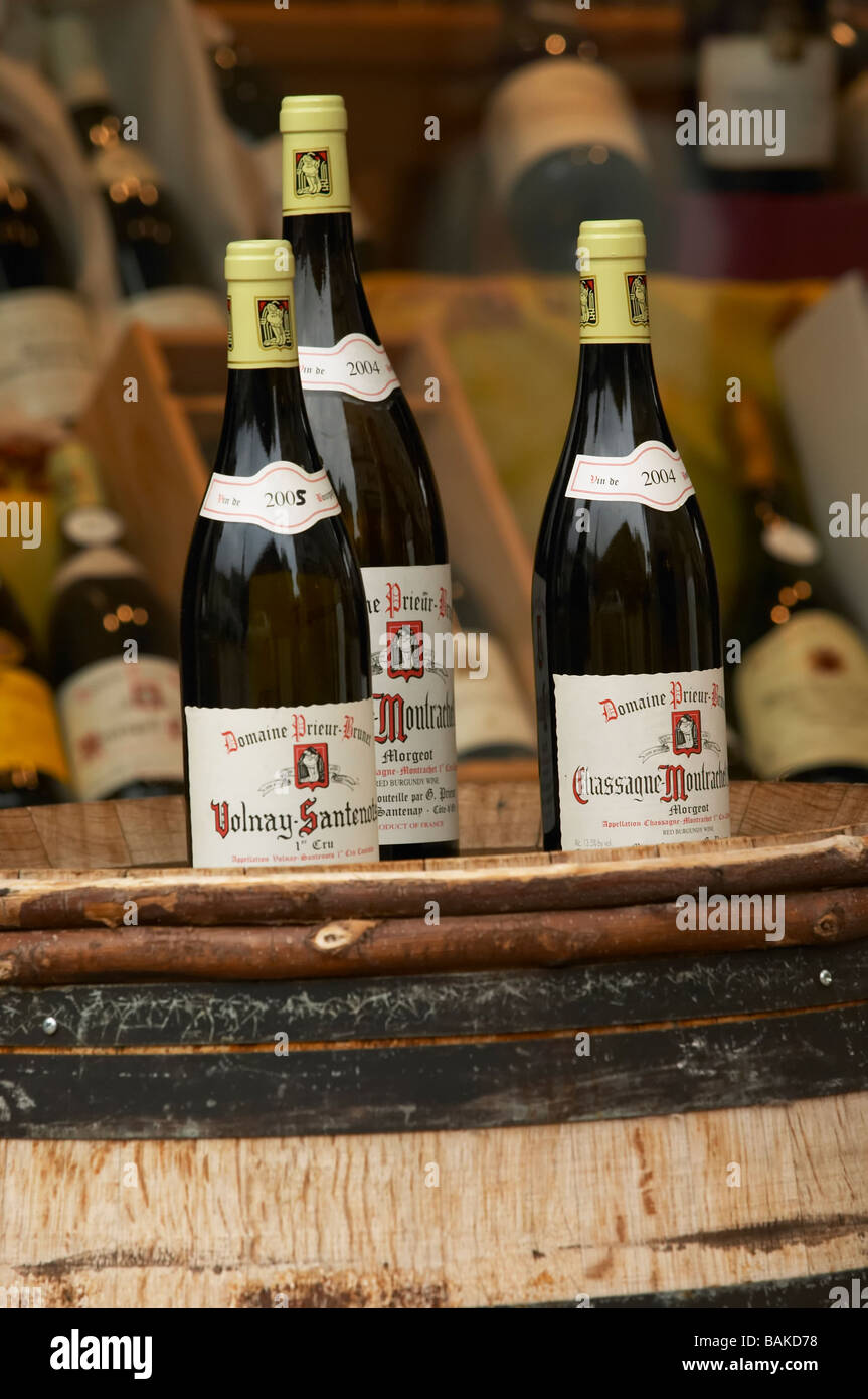 wine shop beaune cote de beaune burgundy france Stock Photo Alamy