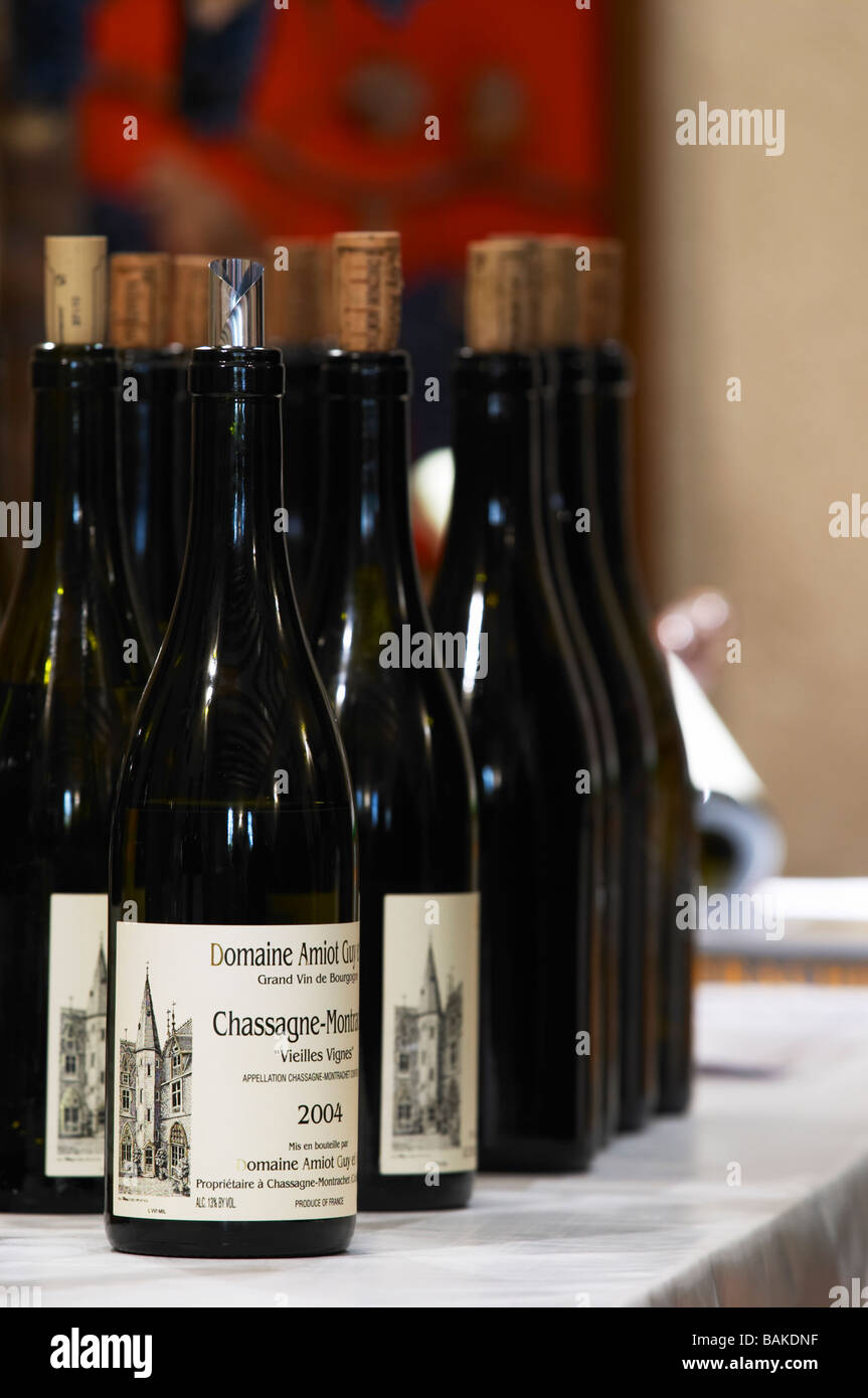vieilles vignes dom g amiot & f chassagne-montrachet cote de beaune burgundy france Stock Photo
