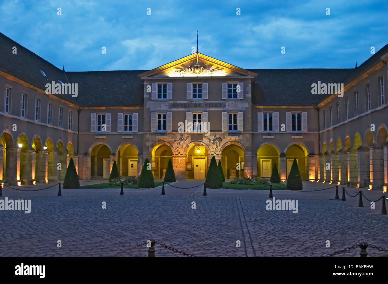 town hall beaune cote de beaune burgundy france Stock Photo