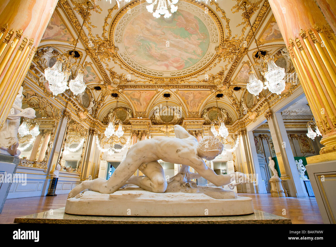France, Paris, Musee d'Orsay, Salle des Fetes Hall Stock Photo
