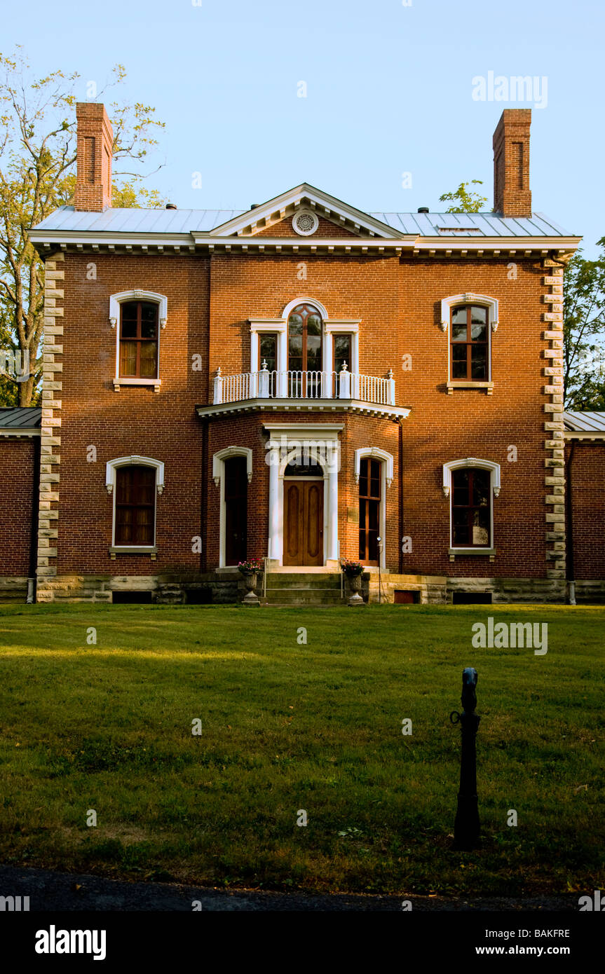 Ashland is the historic home of  the statesman Henry Clay in Frankfort Kentucky Stock Photo
