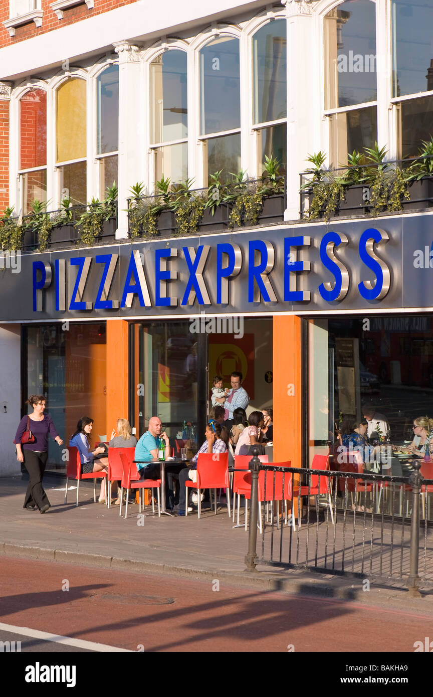 Pizza Express Islington N1 London United Kingdom Stock Photo