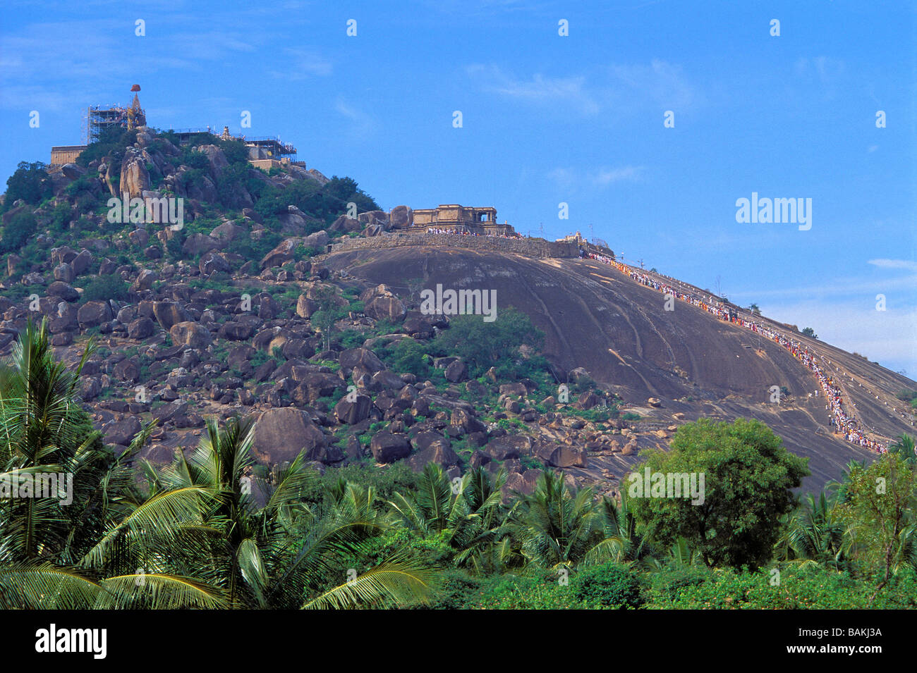 India, Karnataka State, Shravanabelagola is one of the most important