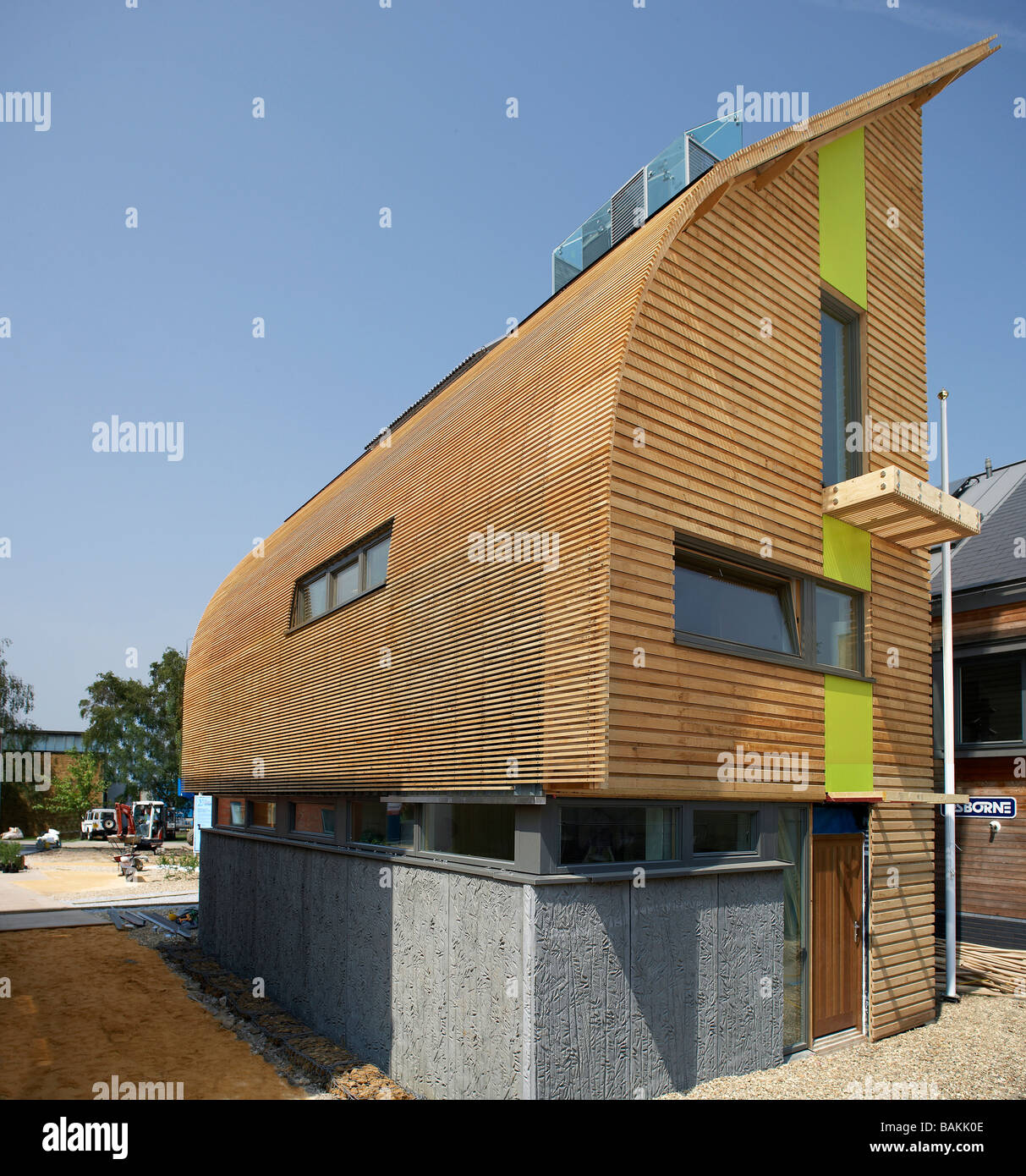 KINGSPAN ECO HOUSE, SHEPPARD ROBSON, WATFORD, UNITED KINGDOM Stock Photo