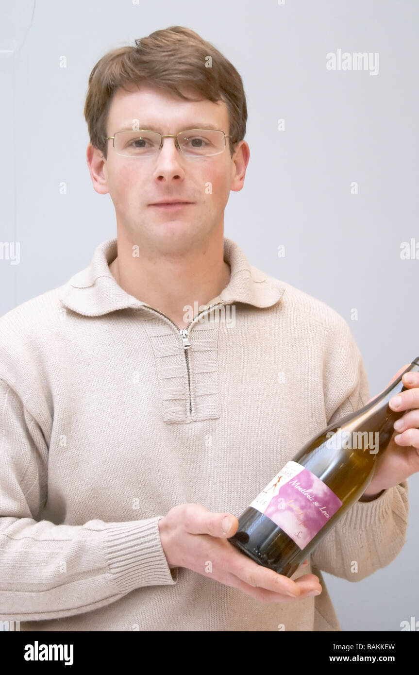 jean daniel kloeckle domaine les loges de la folie montlouis loire france Stock Photo