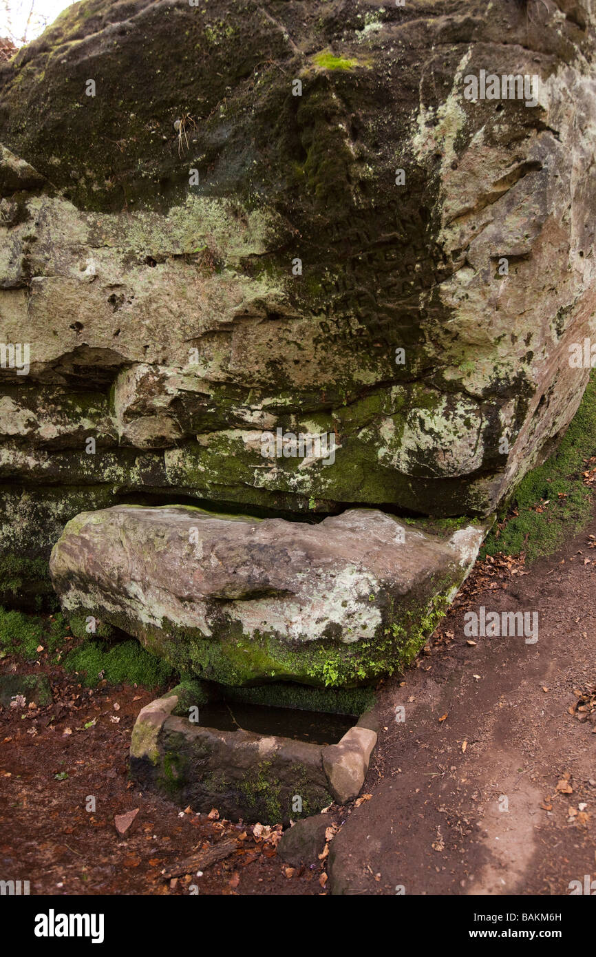 UK England Cheshire Alderley Edge the Wizards Well Stock Photo