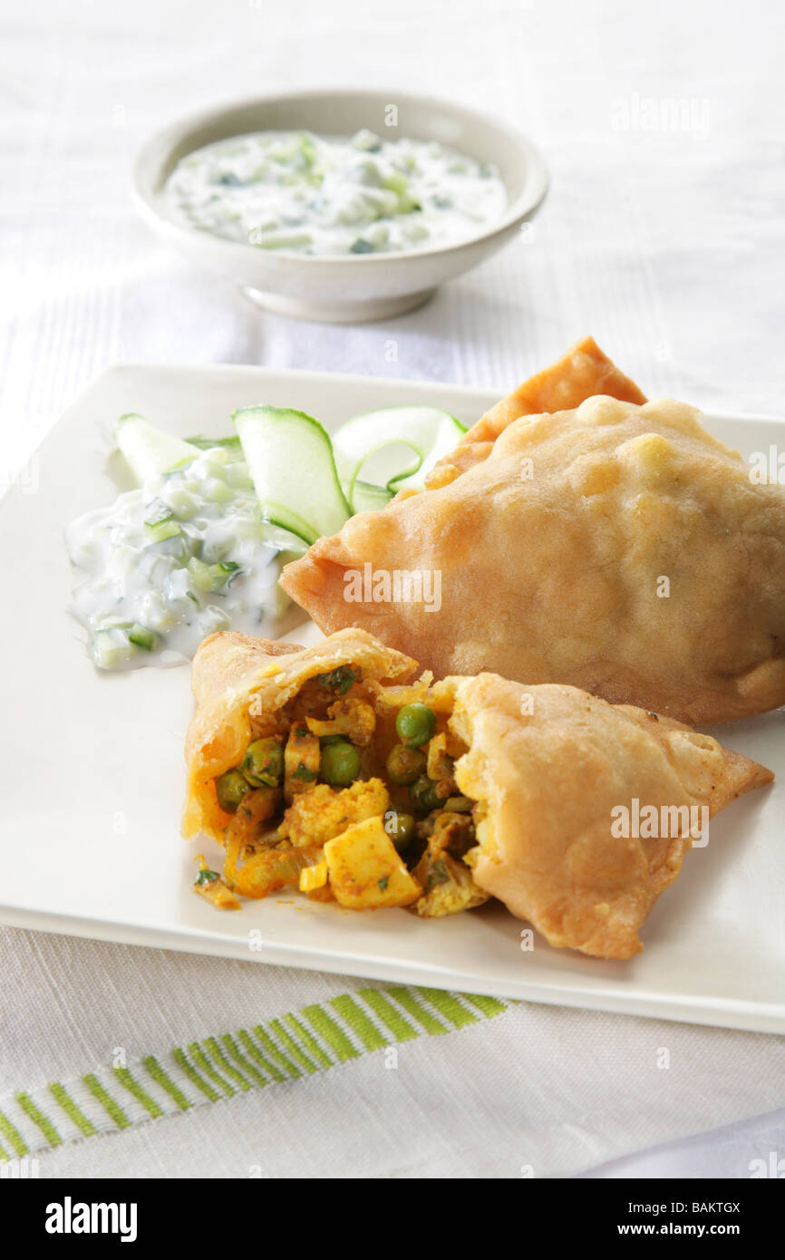 Indian vegetable samosa hi-res stock photography and images - Alamy