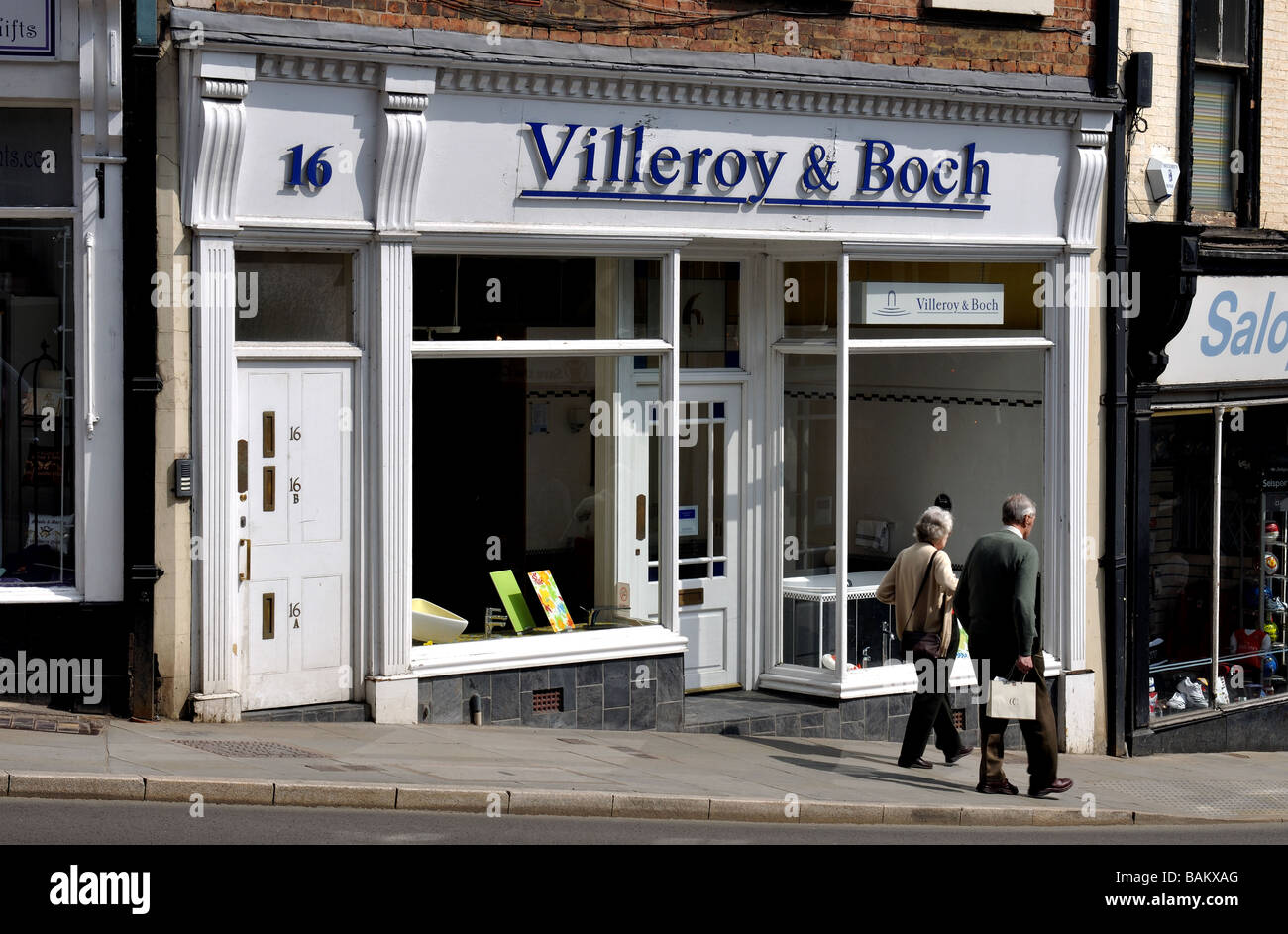 Villeroy and Boch shop, Shrewsbury, England, UK Stock Photo