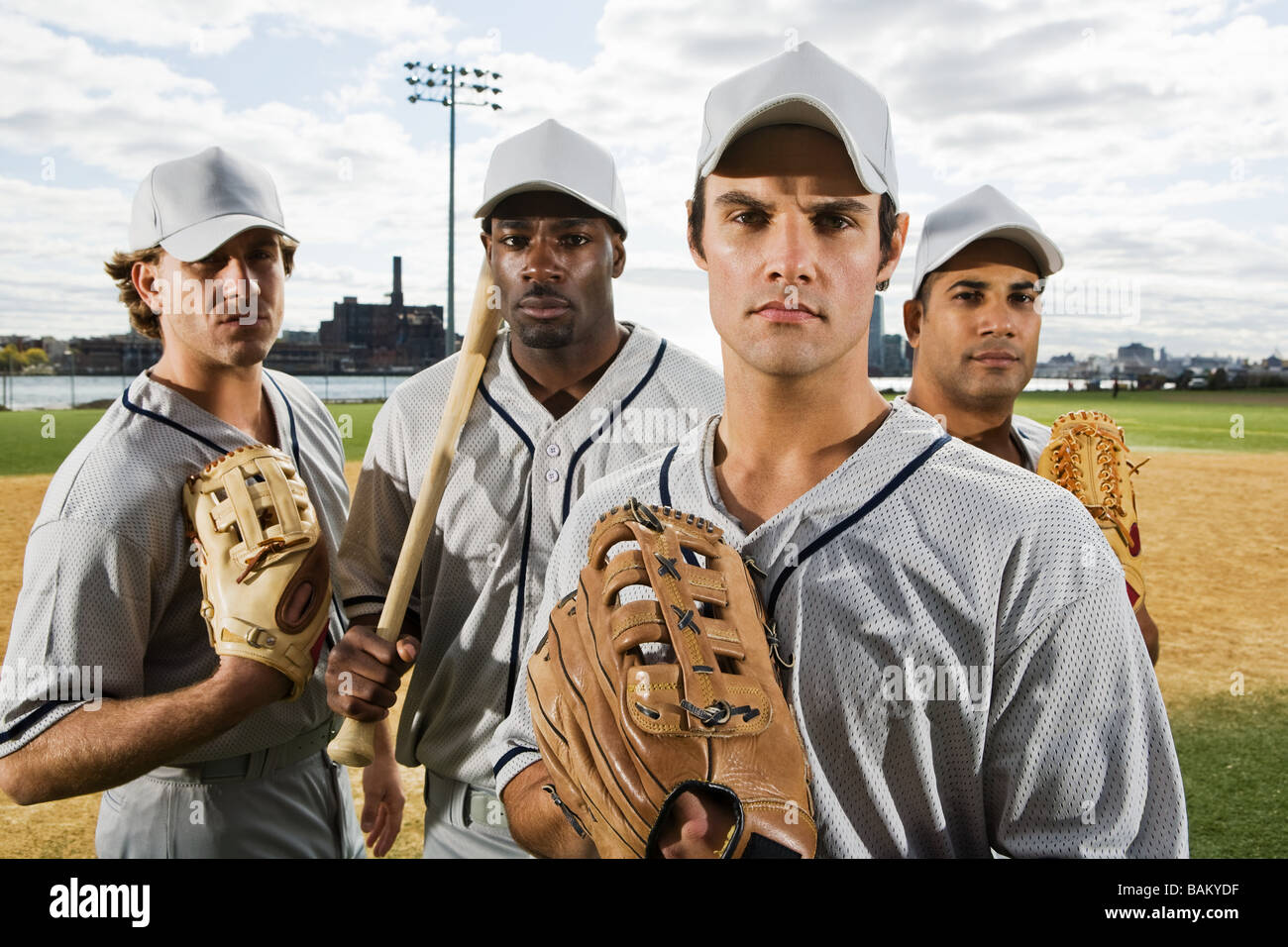 Portrait of a baseball team Stock Photo Alamy