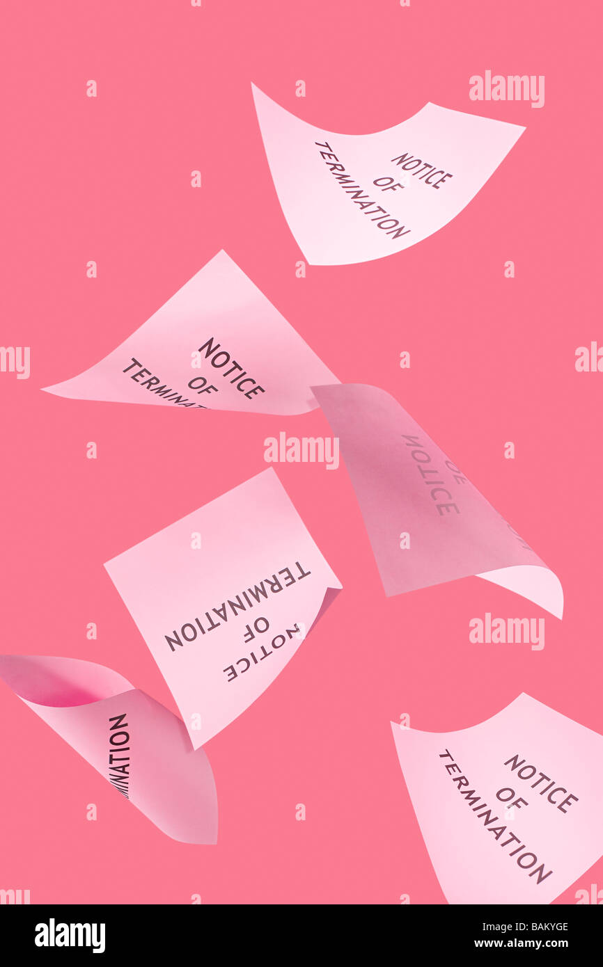 Pink Slip High Resolution Stock Photography and Images - Alamy