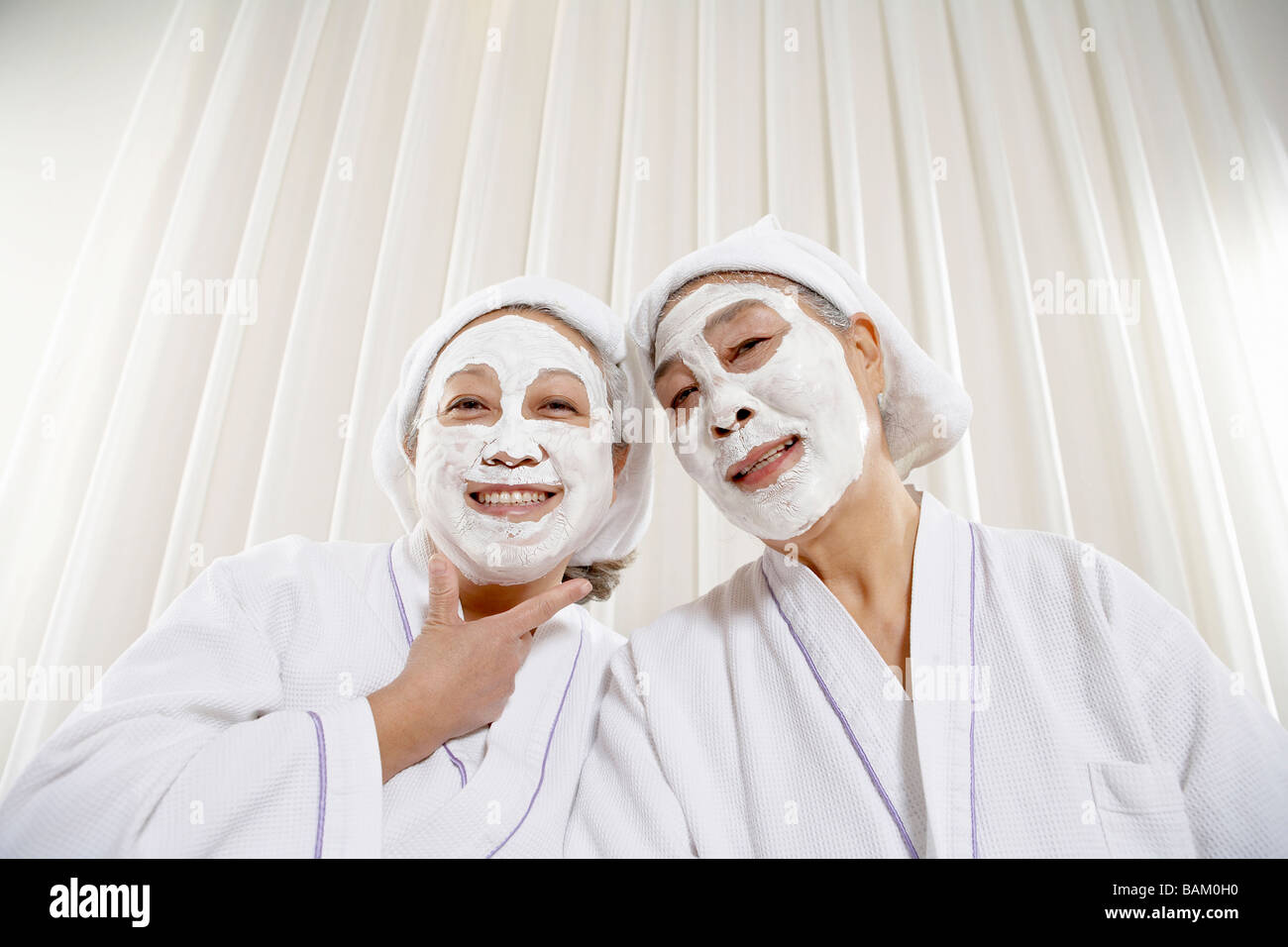 Two woman face masks beauty hi-res stock photography and images - Alamy