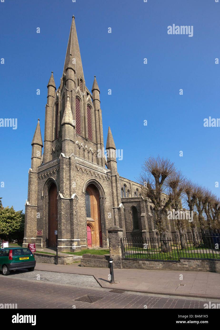 St John The Evangelist (St John's) church in St John's Street Bury St Edmunds, Suffolk, UK Stock Photo