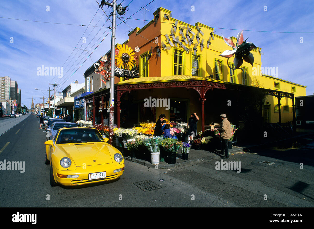 Australia, Victoria, Melbourne, flower shop Stock Photo Alamy