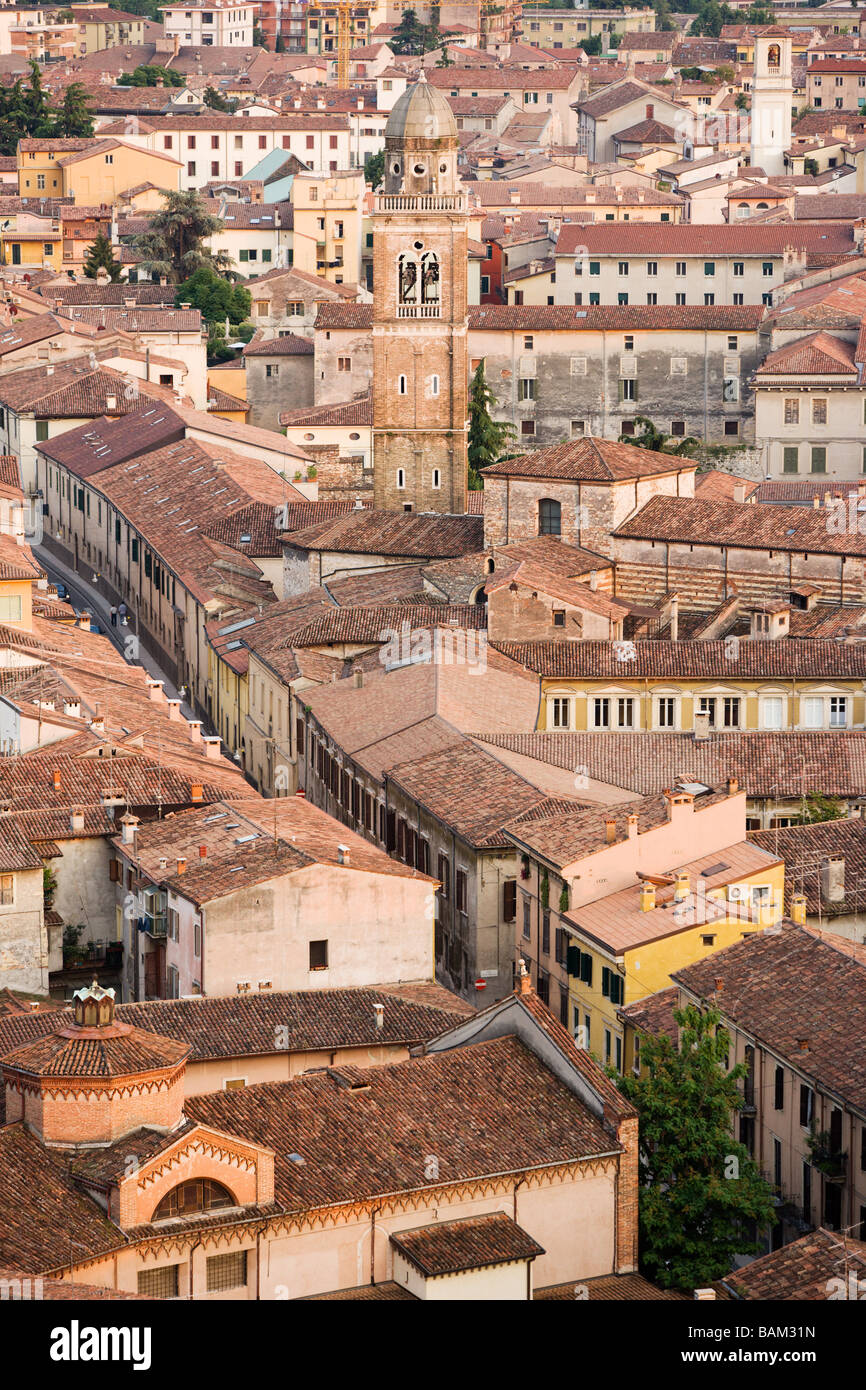 Aerial view of verona old town Stock Photo - Alamy