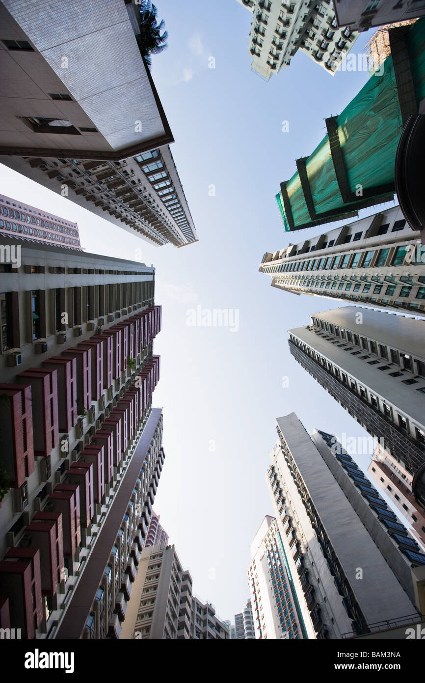 Apartment buildings in hong kong Stock Photo Alamy