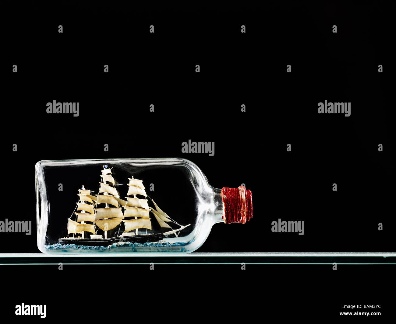 Ship in a bottle Stock Photo Alamy