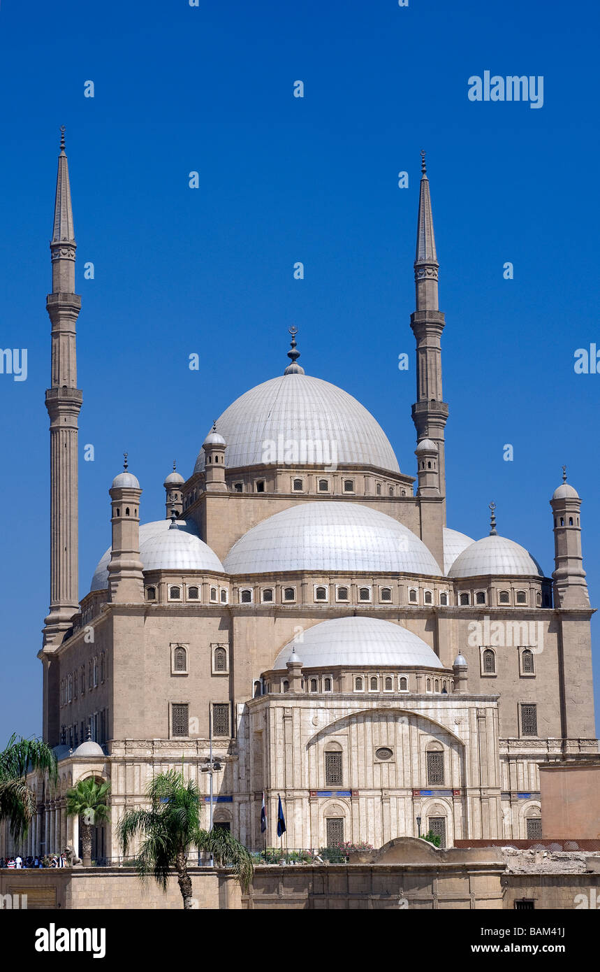 Egypt, Cairo, old town listed as World Heritage by UNESCO, Mohamed Ali Mosque inside the Citadel Stock Photo