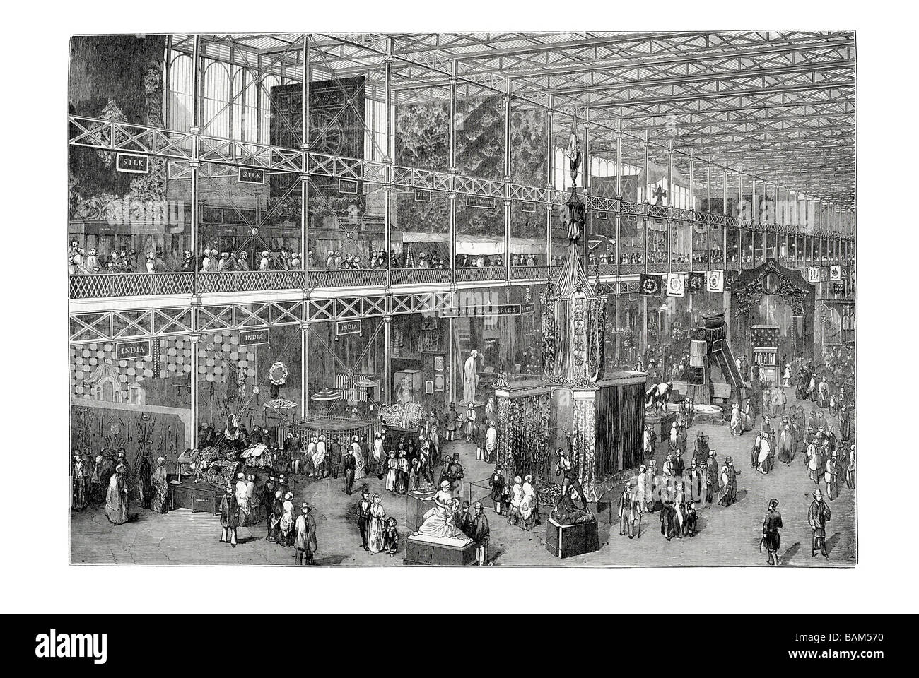 Crystal palace exhibition hi-res stock photography and images - Alamy