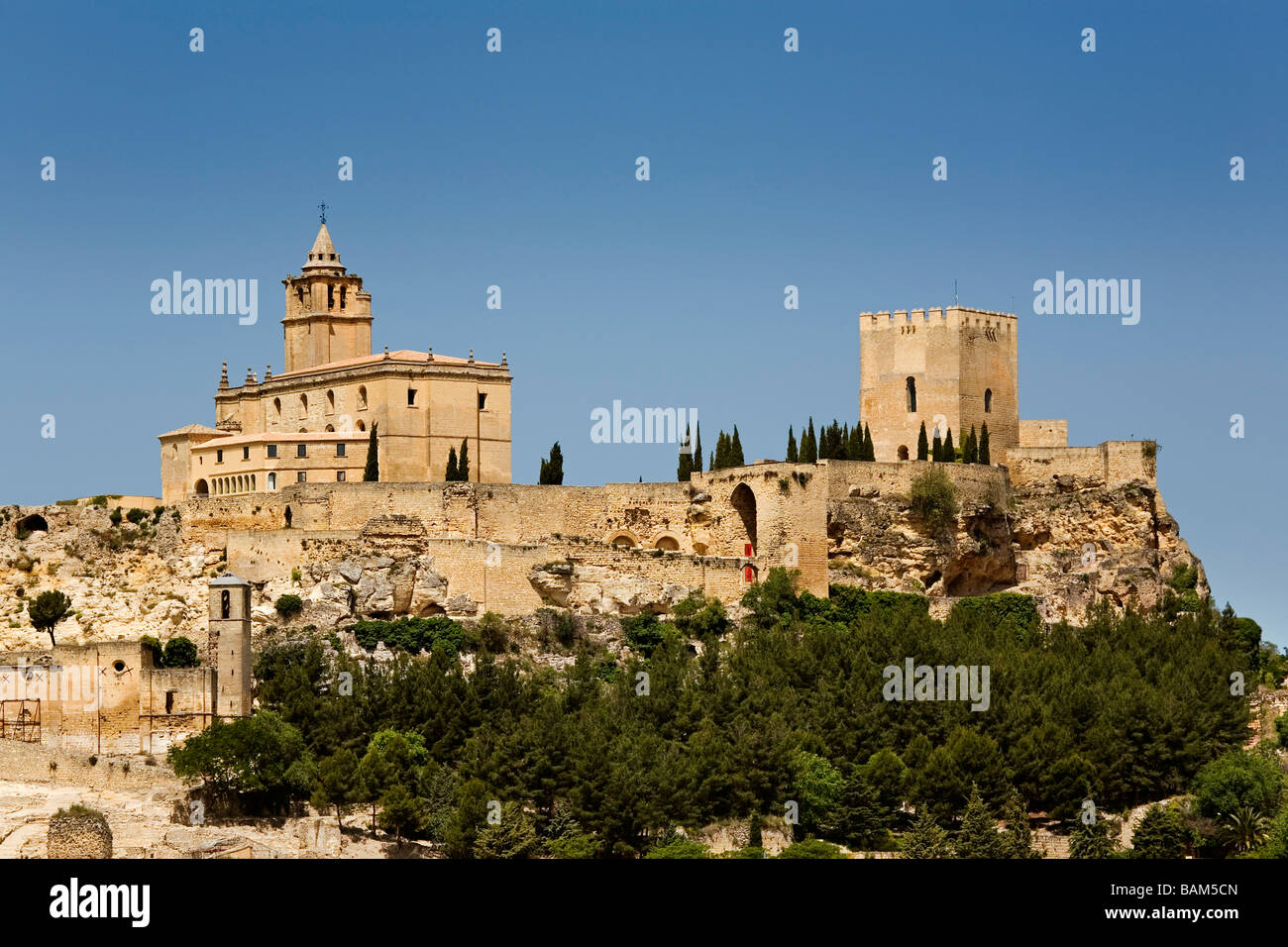 Castle Fortress of la Mota and Church Mayor Abacial in Alcalá La Real