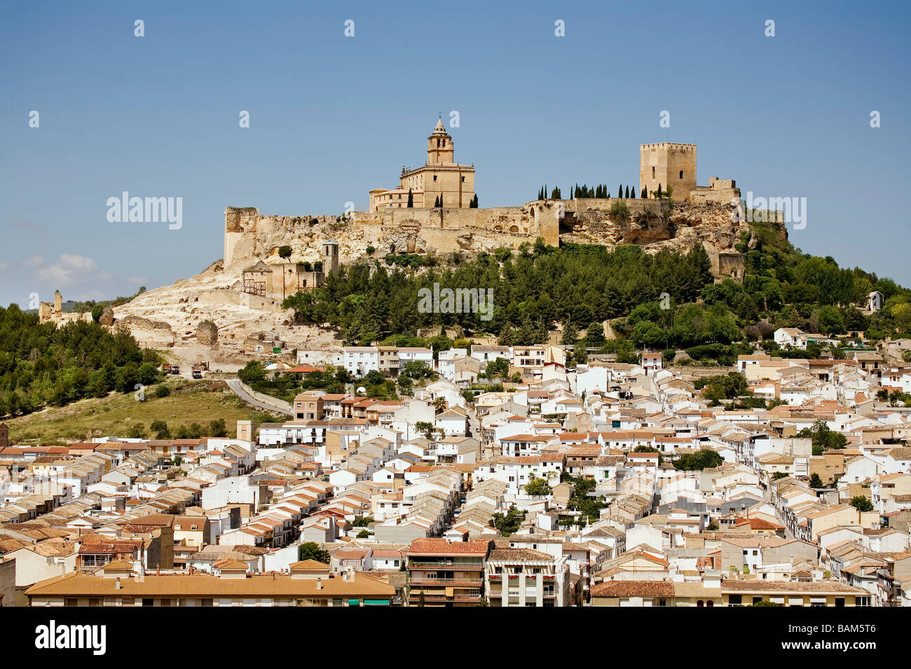 Castle Fortress of la Mota and Church Mayor Abacial in Alcalá La Real