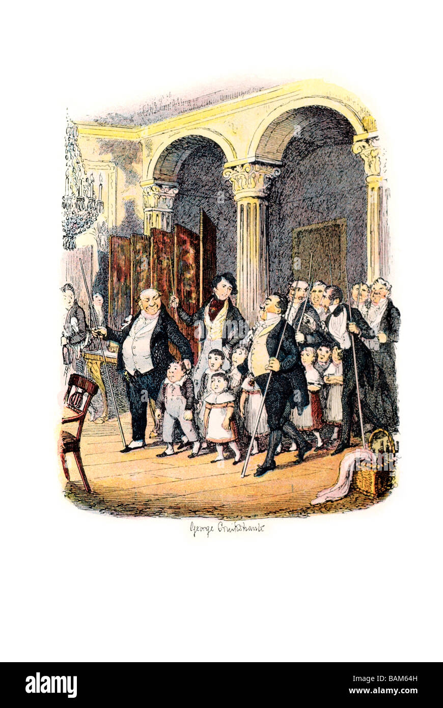public dinners Hard Times - For These Times. is a novel by Charles Dickens, first published in 1854. Stock Photo