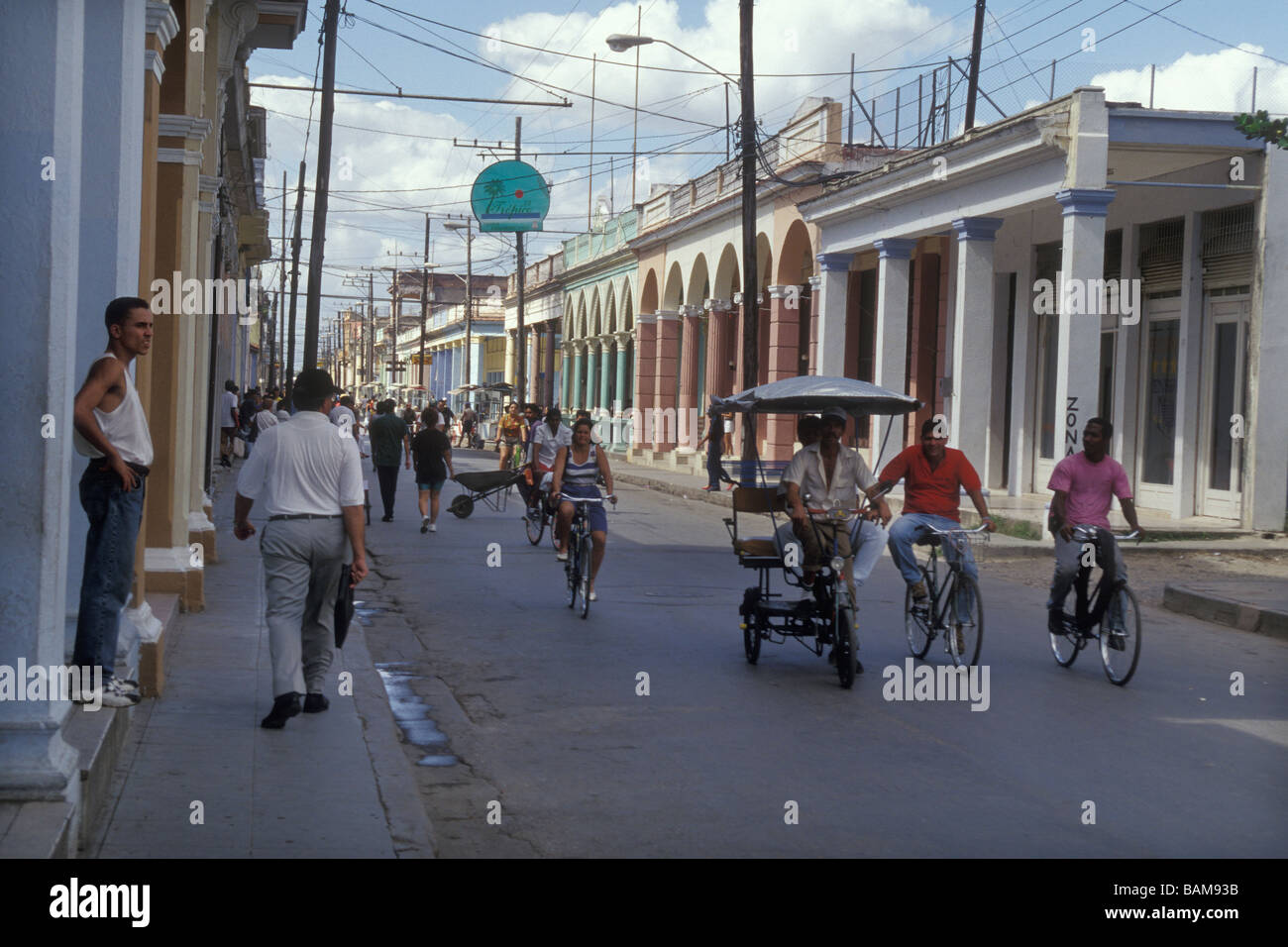 Streets of Cuba Ciego de Avila Cuba Stock Photo
