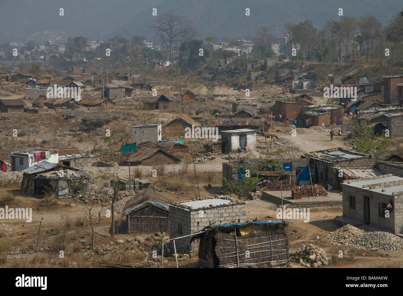 views of the town of Butwal, Nepal Stock Photo