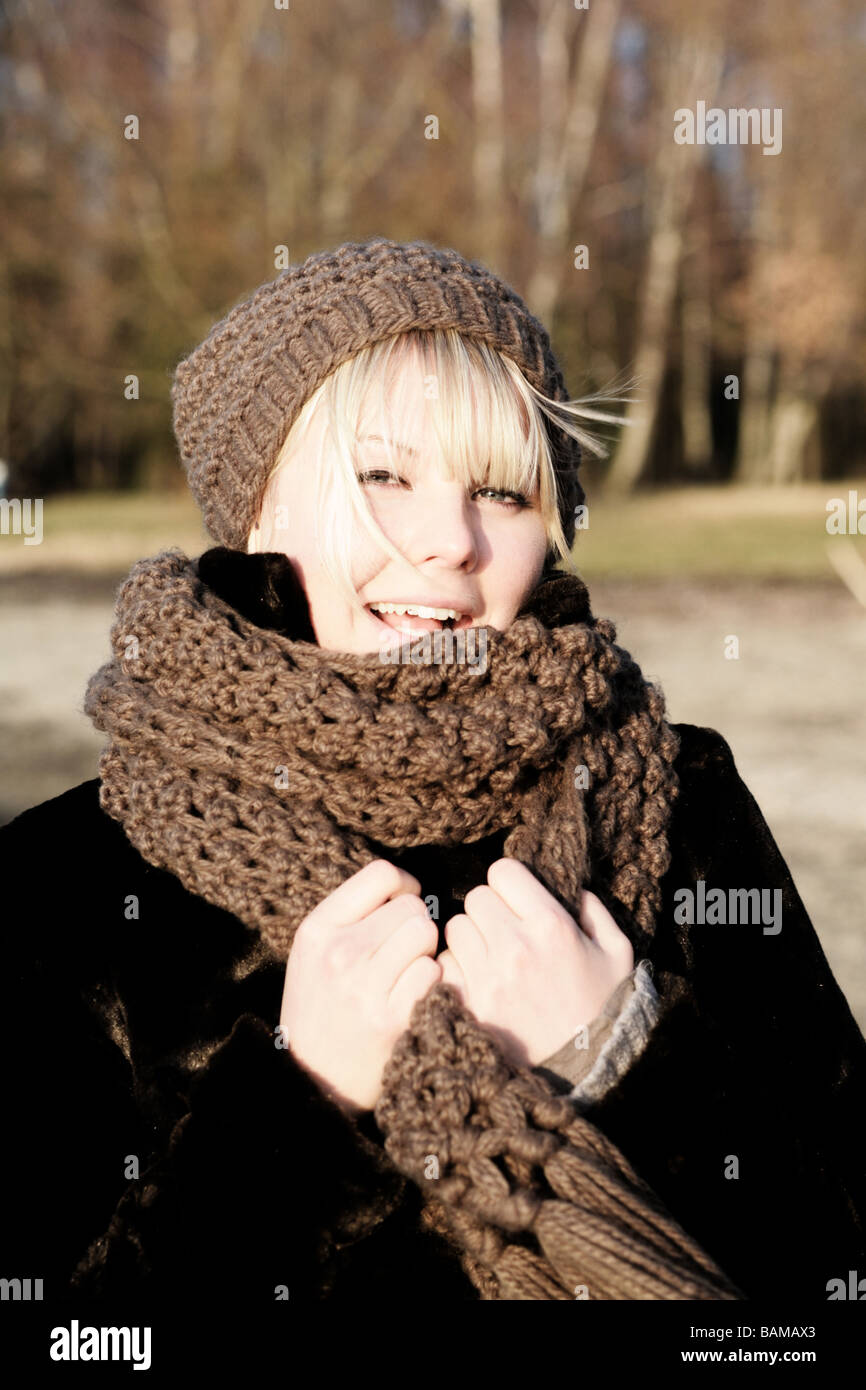 fashion photography with young woman 22 years Stock Photo