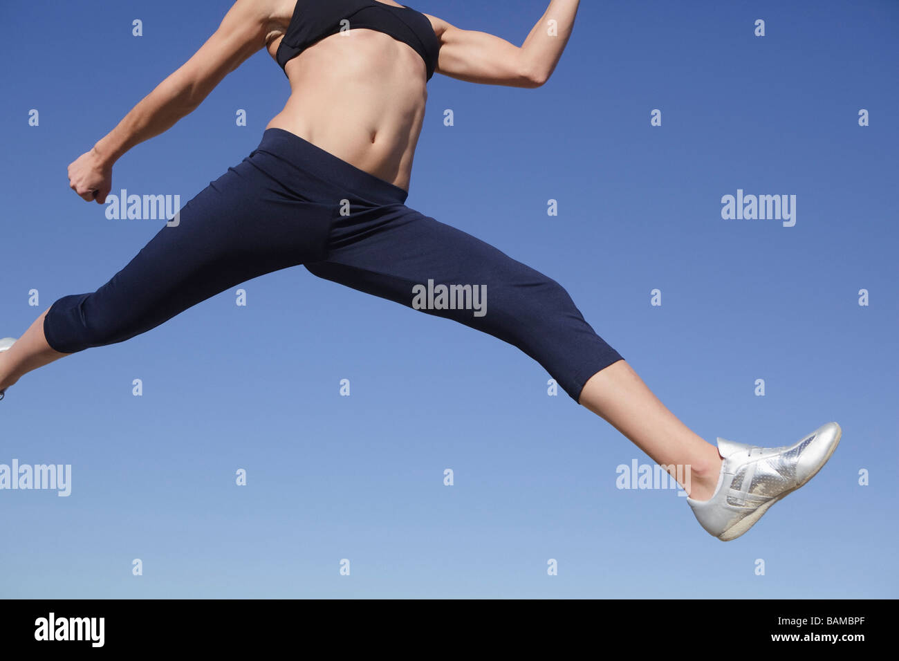Leaping Example Picture Recreation leaping hi-res stock photography and images - Alamy