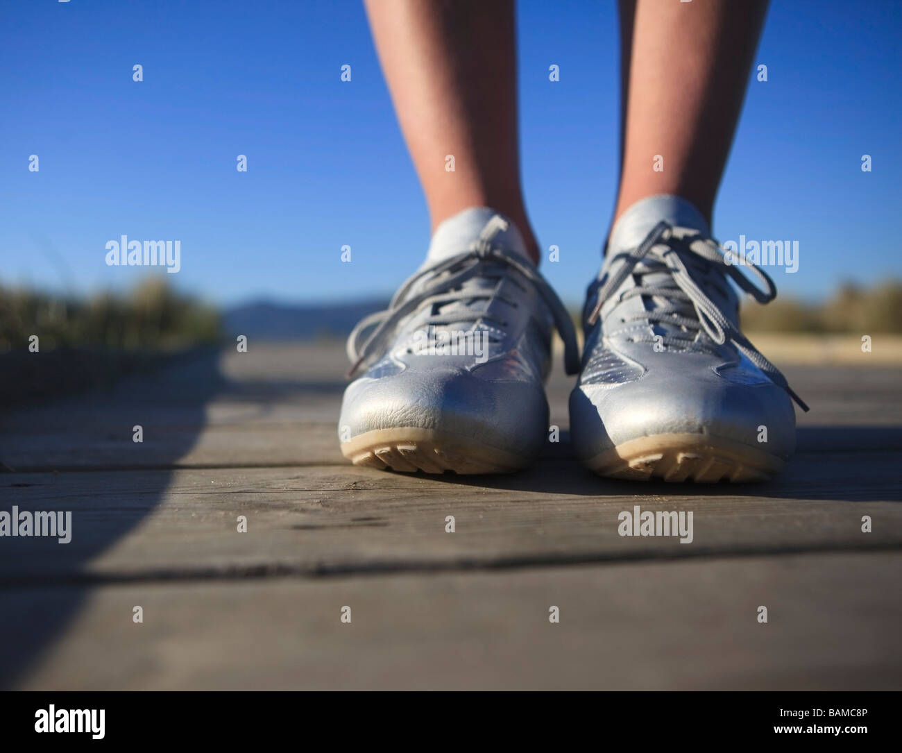 Feet on the ground Stock Photo Alamy