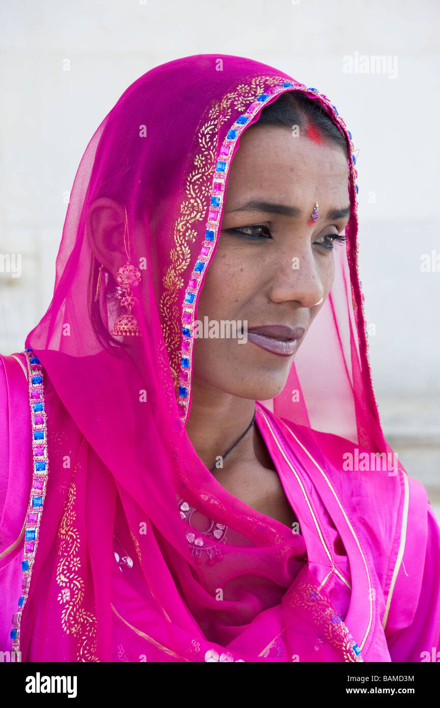 Indian woman in the Jaswant Thada Jodhpur Stock Photo - Alamy