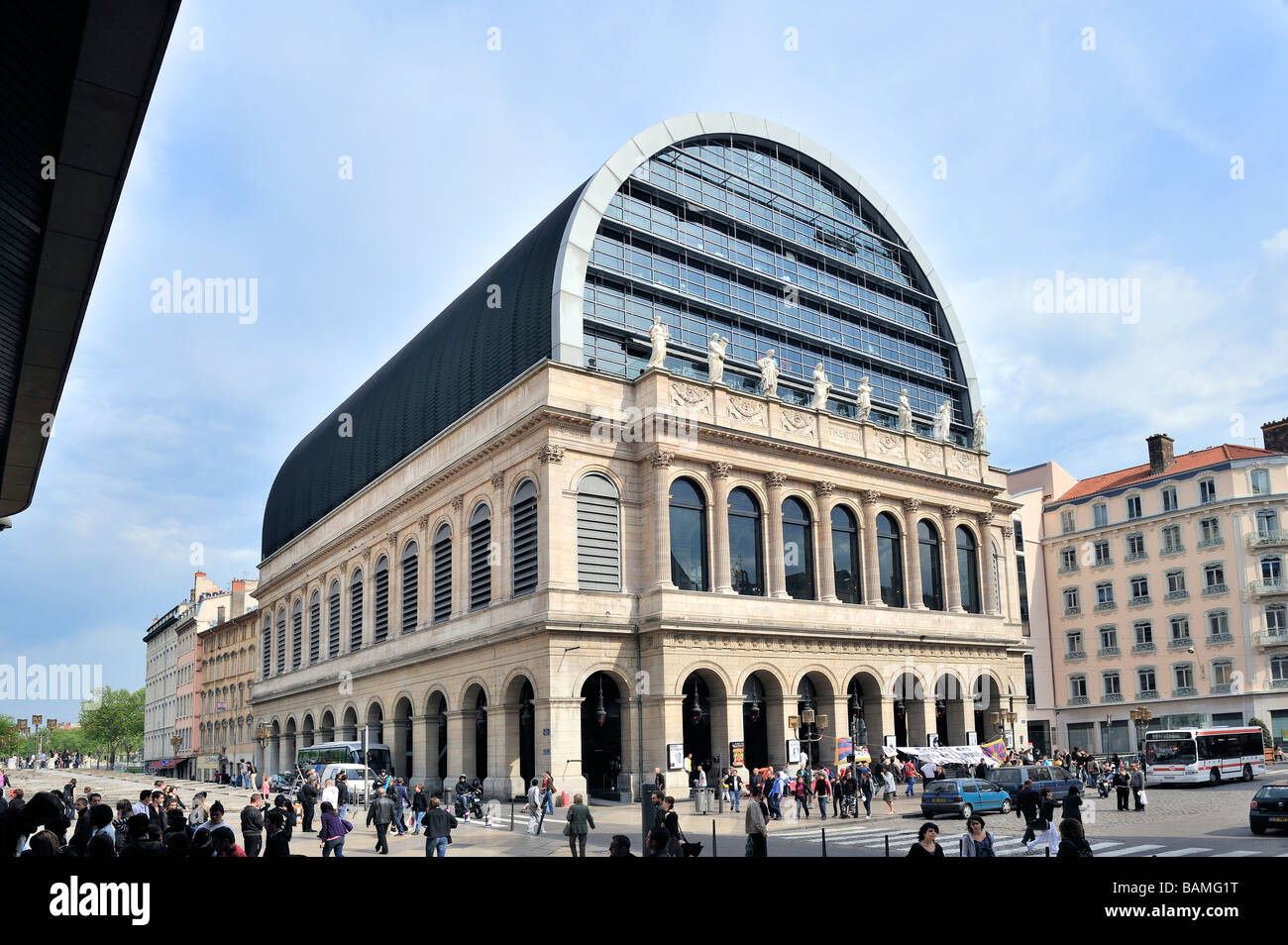 The opera house at Lyon, France Stock Photo Alamy