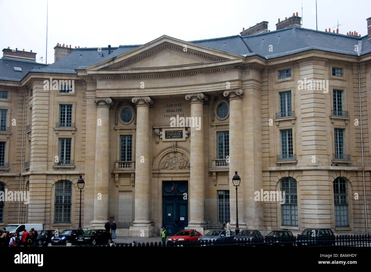 Faculte de Droit, Universite de Paris. Stock Photo