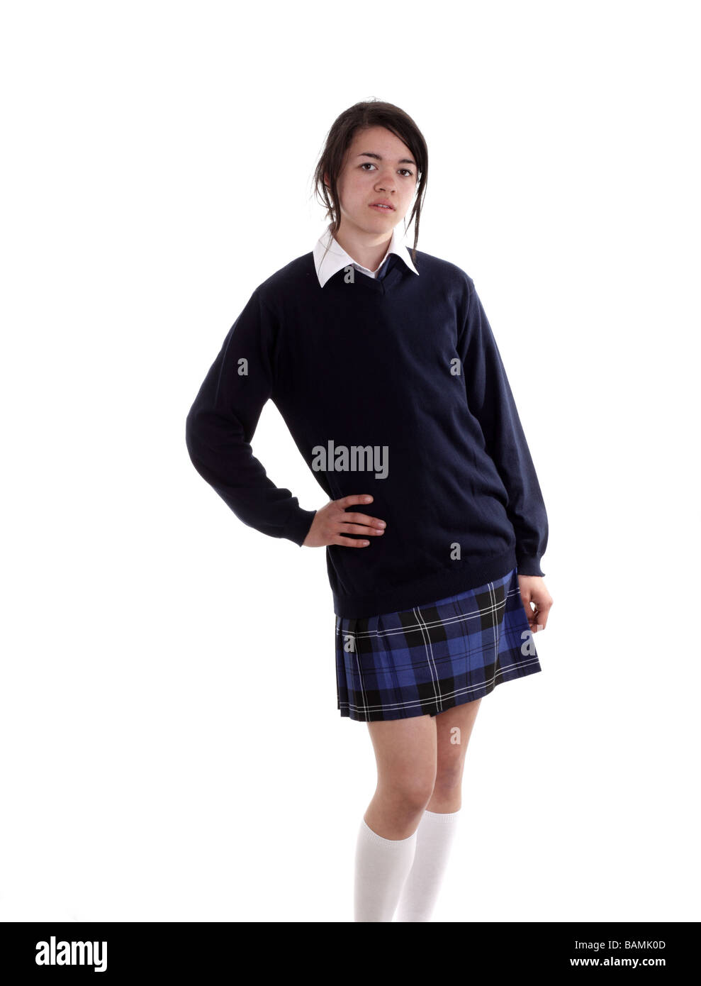 16 year old girl in school uniform hi-res stock photography and images -  Alamy