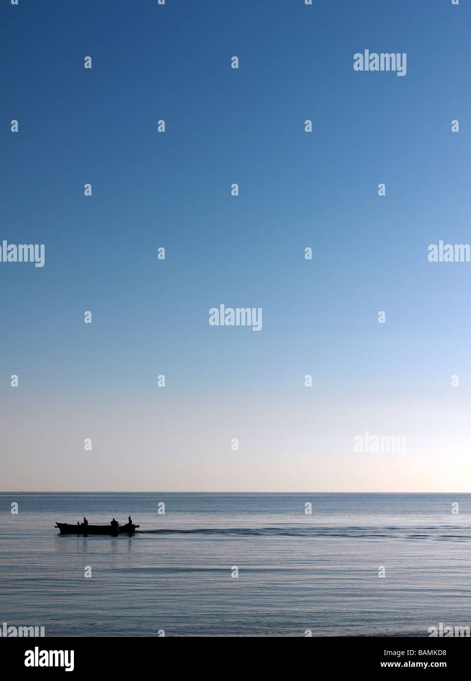 The Java Sea outside of Lombok Indonesia. Stock Photo
