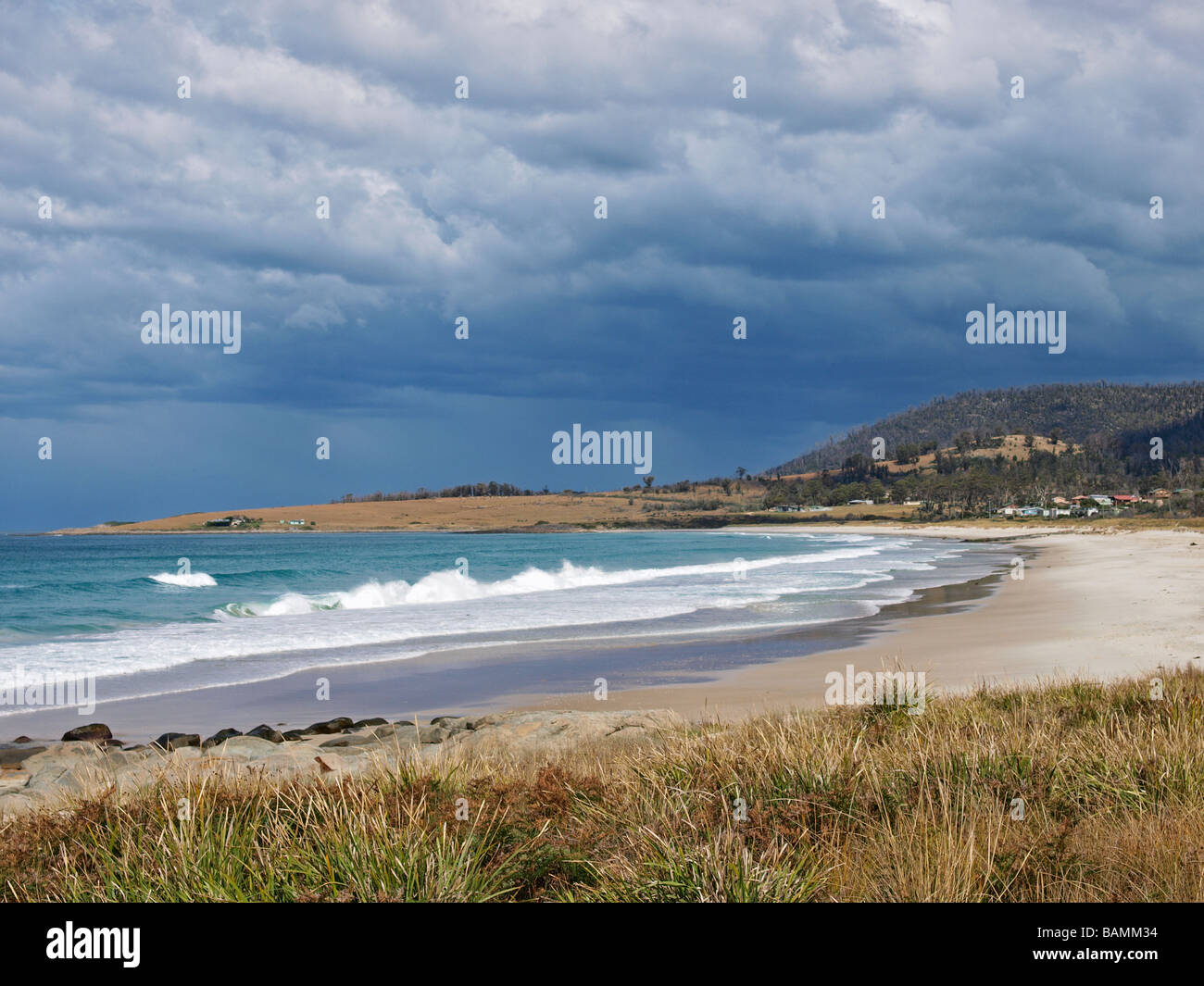 SCAMANDER CONSERVATION AREA BEAUMARIS BEACH TASMANIA AUSTRALIA Stock