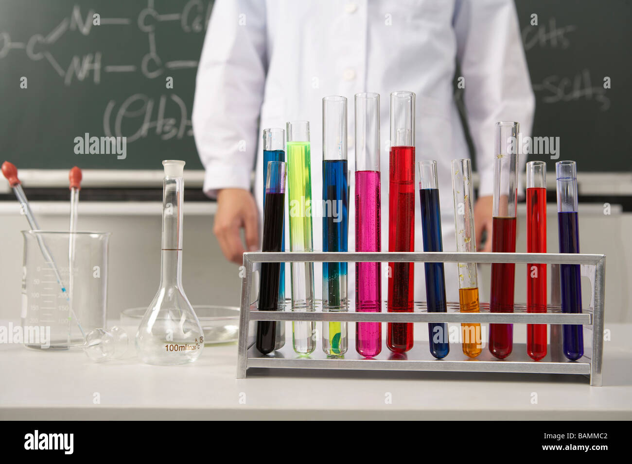 Test Tube Container And Test Tubes Stock Photo - Alamy