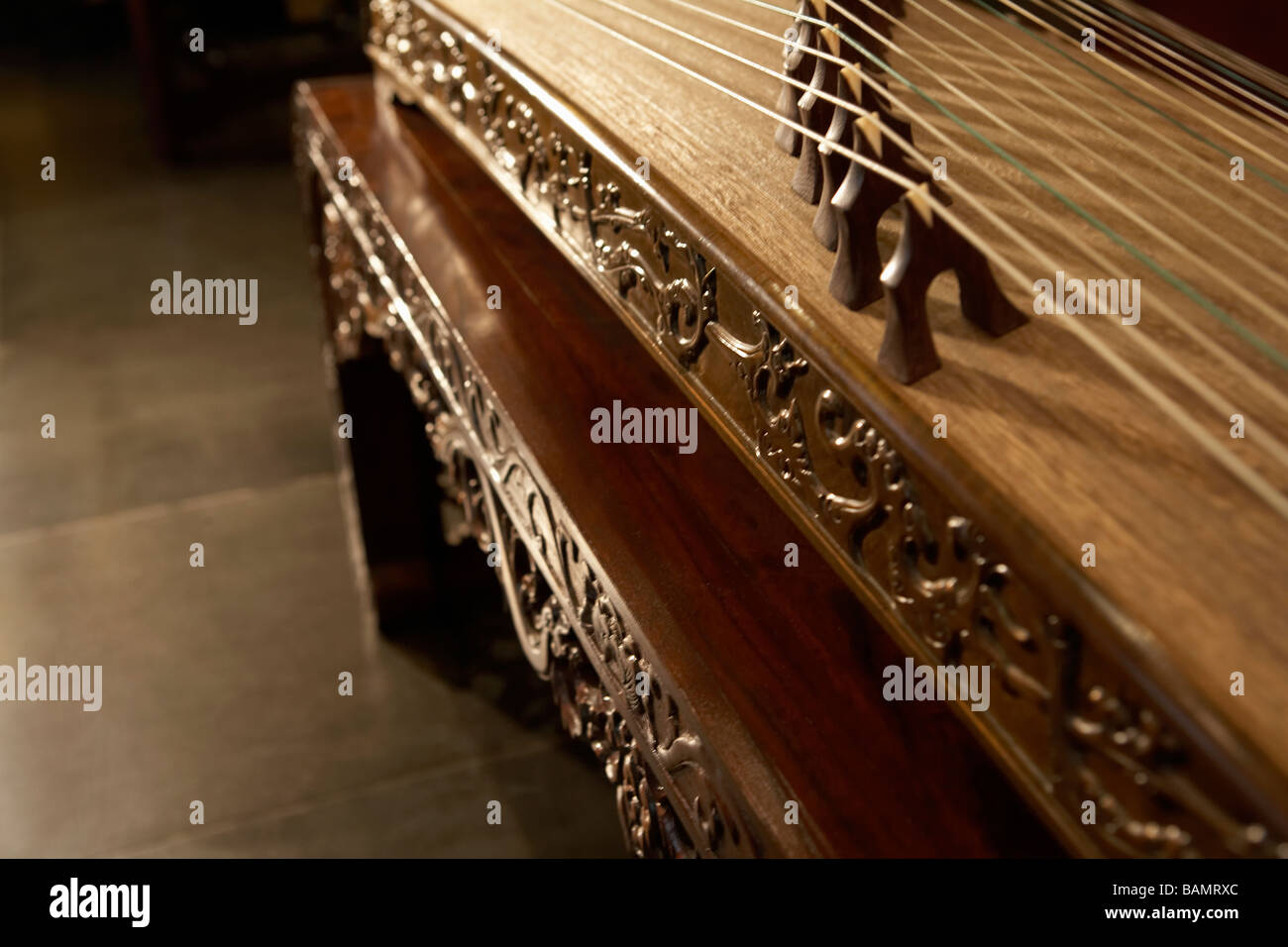 Guzheng, A Traditional Chinese Musical Instrument Stock Photo Alamy