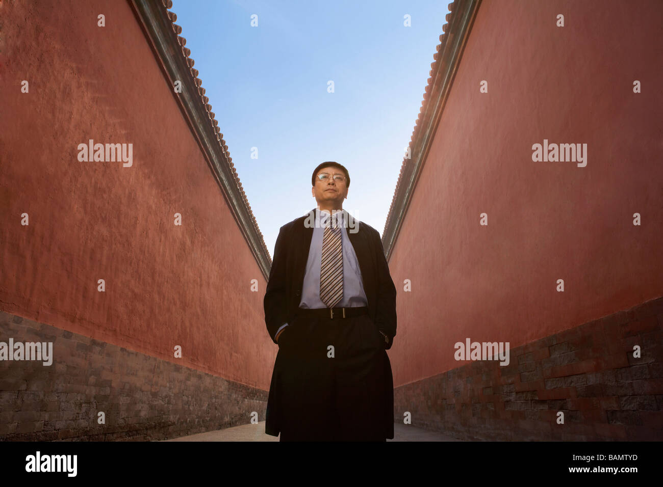 Portrait Of A Businessman Stock Photo - Alamy