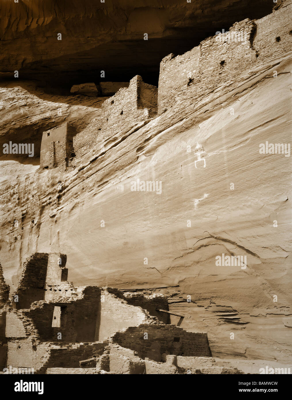 Canyon de Chelly Petroglyphs Stock Photo Alamy